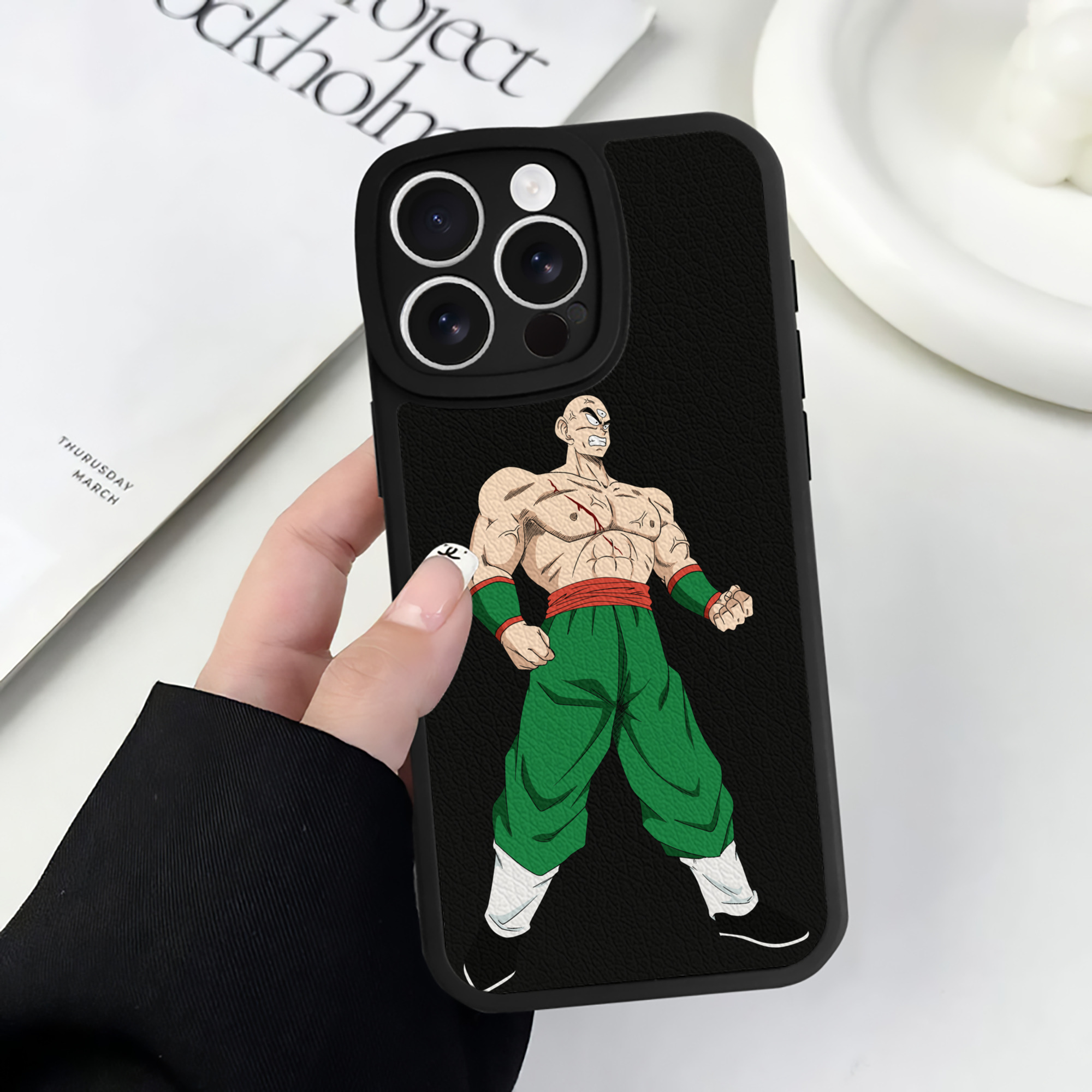 （画像用） ドラゴンボール DRAGON BALL 【iPhone 16シリーズ対応】シリコンスマホケース（レザー調） 材質：シリコン